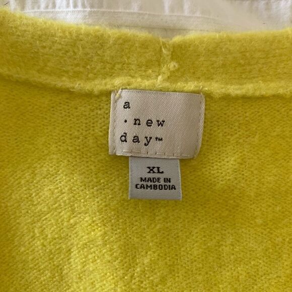 Color Block Cardigan ~a new day ~XL - Picture 3 of 8